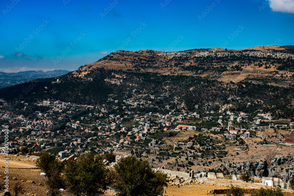 Baskinta village in the Lebanon mountains