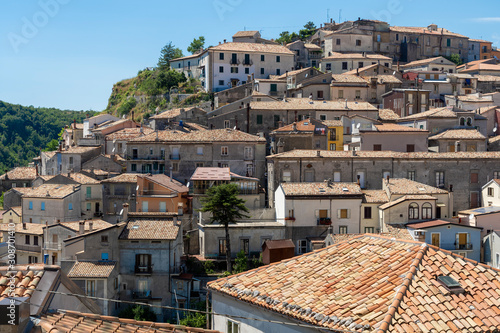 Panoramic view of Mormanno, Calabria photo