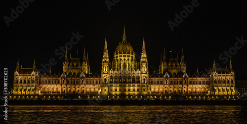 Budapest at Night: The Hungarian Parliament Building