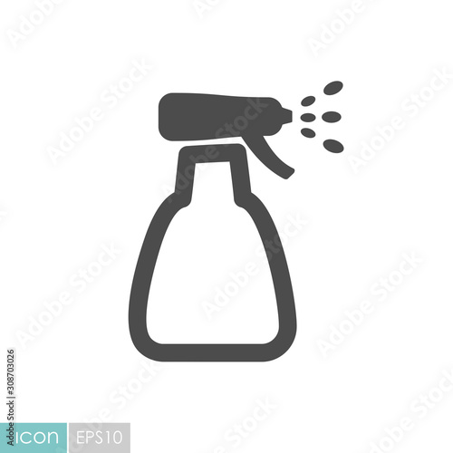 Icon spray bottle, atomizer, pulverizer, sprayer