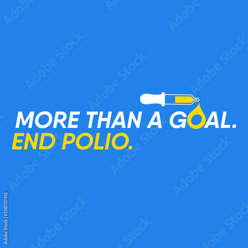 Awareness Campaign on the theme of End to Polio Virus, Vector Illustration.