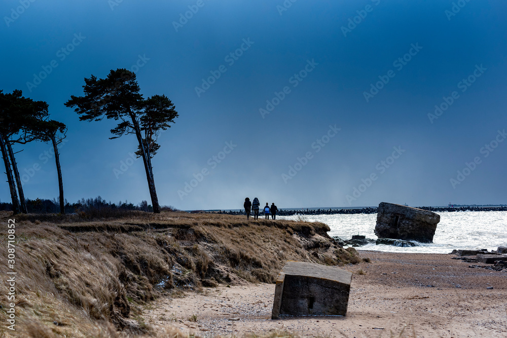 Abadoned military fortifications at Baltic sea, Liepaja, Latvia. Abadoned military fortifications at Baltic sea, Liepaja, Latvia.