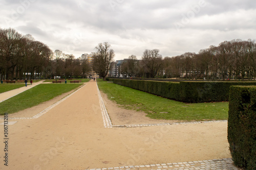 Park of the Fiftieth Anniversary in Brussels on January 3, 2019. photo