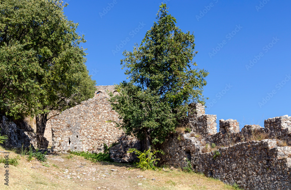 Fototapeta premium Open-air museum Mistras. The medieval city in Greece, near town Sparta.
