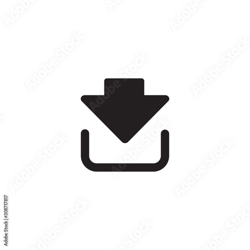 Download icon symbol vector illustration