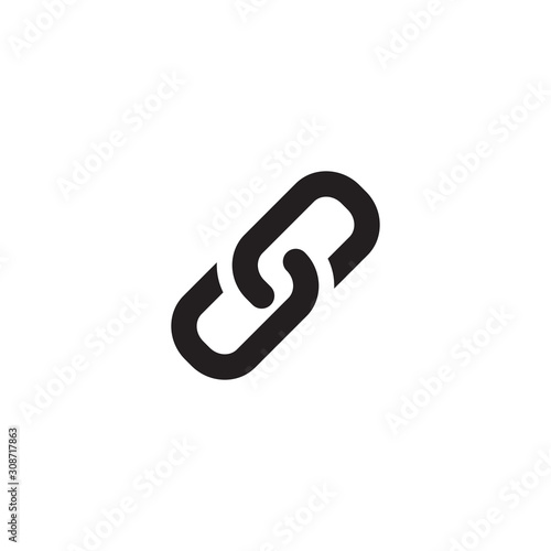 Link icon symbol vector illustration