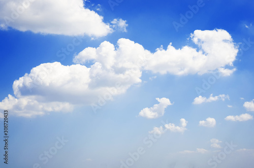 tranquil with beautiful cloud and blue sky background.