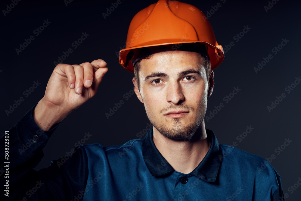 portrait of construction worker portrait of construction worker