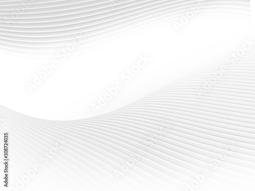 Abstract grey white waves and lines pattern background. 3D background-image