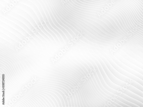 Abstract grey white waves and lines pattern background.-image
