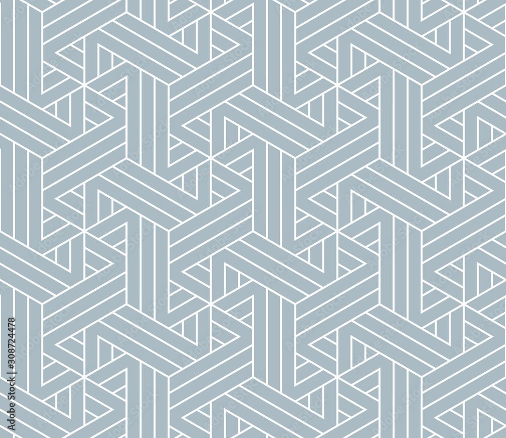 Abstract geometric pattern with stripes, lines. Seamless vector background. White and blue ornament. Simple lattice graphic design Abstract geometric pattern with stripes, lines. Seamless vector background. White and blue ornament. Simple lattice graphic design