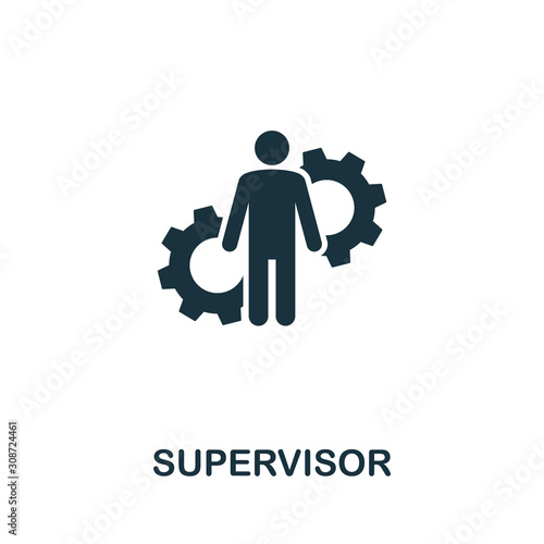 Supervisor icon. Creative element from business administration collection. Simple Supervisor icon for web design, apps and software