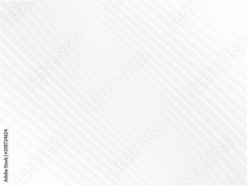 Abstract grey white waves and lines pattern background vector