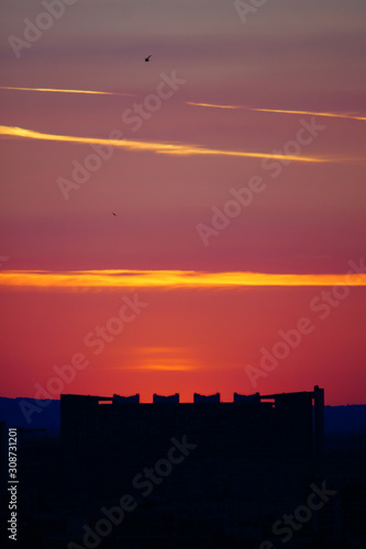 Abendrot in Paris