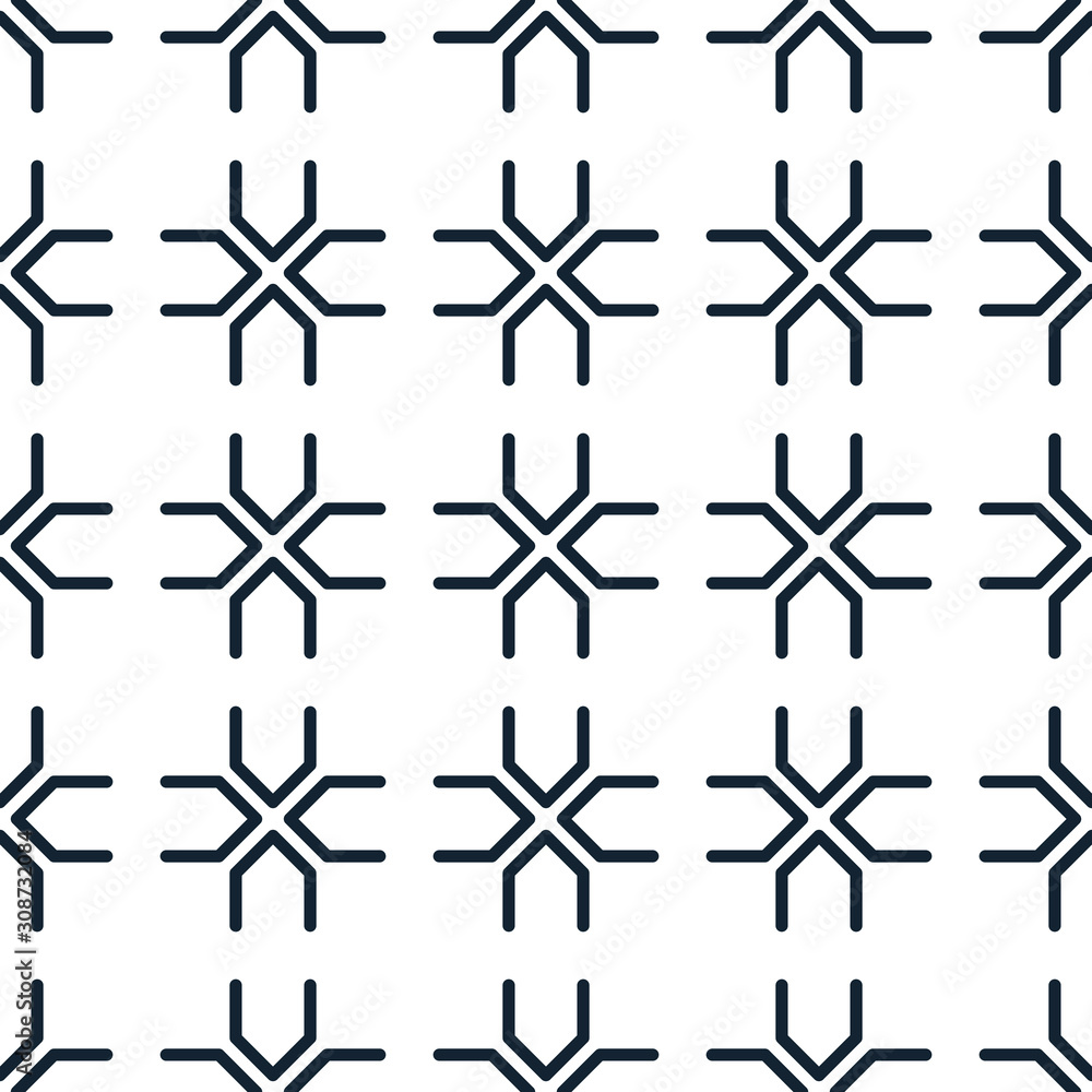 Seamless pattern with dark ethnic elements Seamless pattern with dark ethnic elements