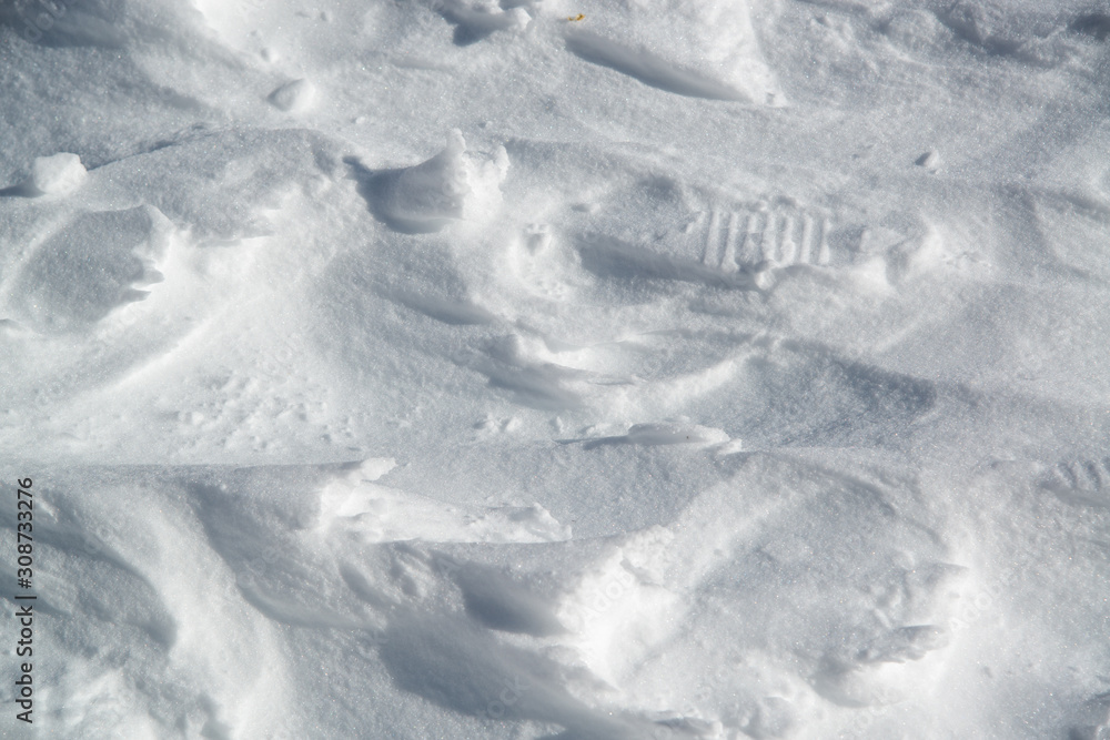 雪原の雪模様 高山の様子 Stock Photo | Adobe Stock