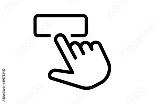 Accessible, easy, effortless, gesture, press, to, use icon