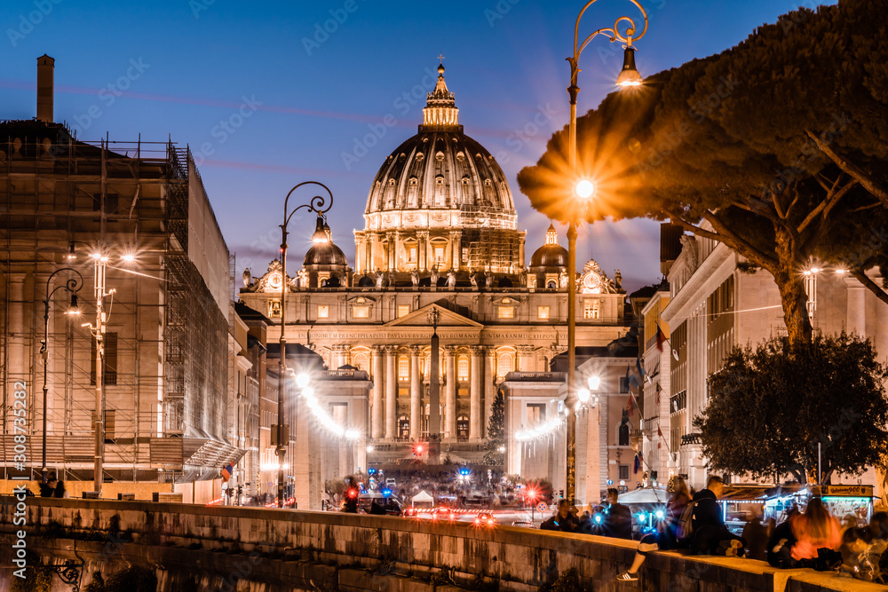 St Peters basilica in Vatican City, Rome Italy