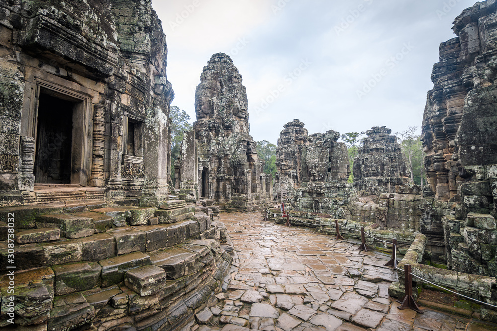 ruins of angkor wat temple, cambodia