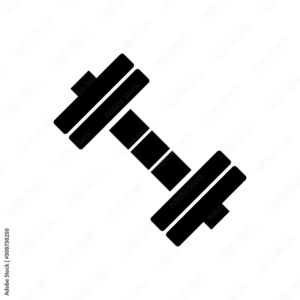 barbell icon design vector. Modern style barbell icon design vector. Modern style