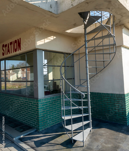 Famous service station in Brabant near Den Bosch photo