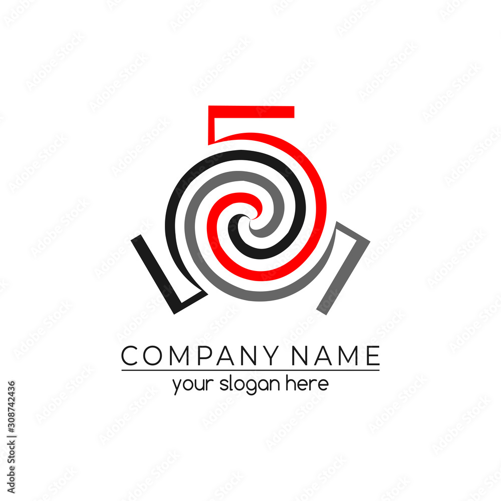 Letter 5, 555 logo icon design template elements. Elegant rich logo. Letter logo Letter 5, 555 logo icon design template elements. Elegant rich logo. Letter logo