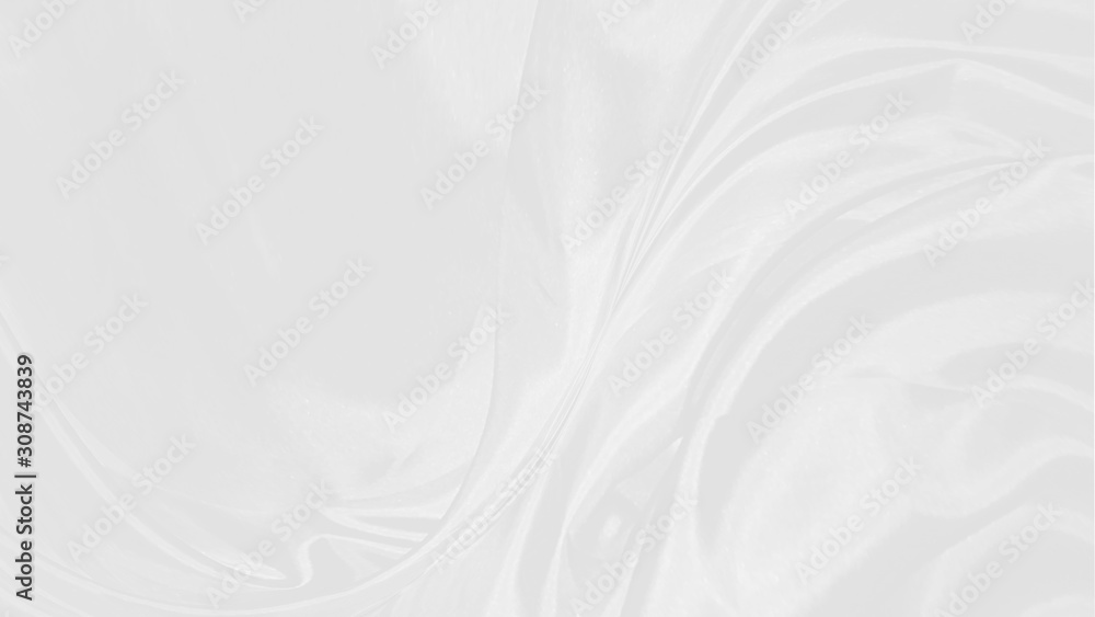 Obraz premium White fabric texture background, White cloth texture and soft wave