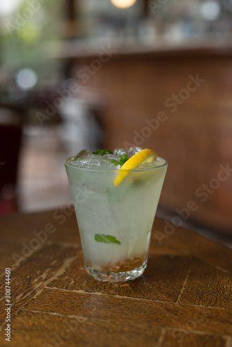 Mojito on Restaurant Table