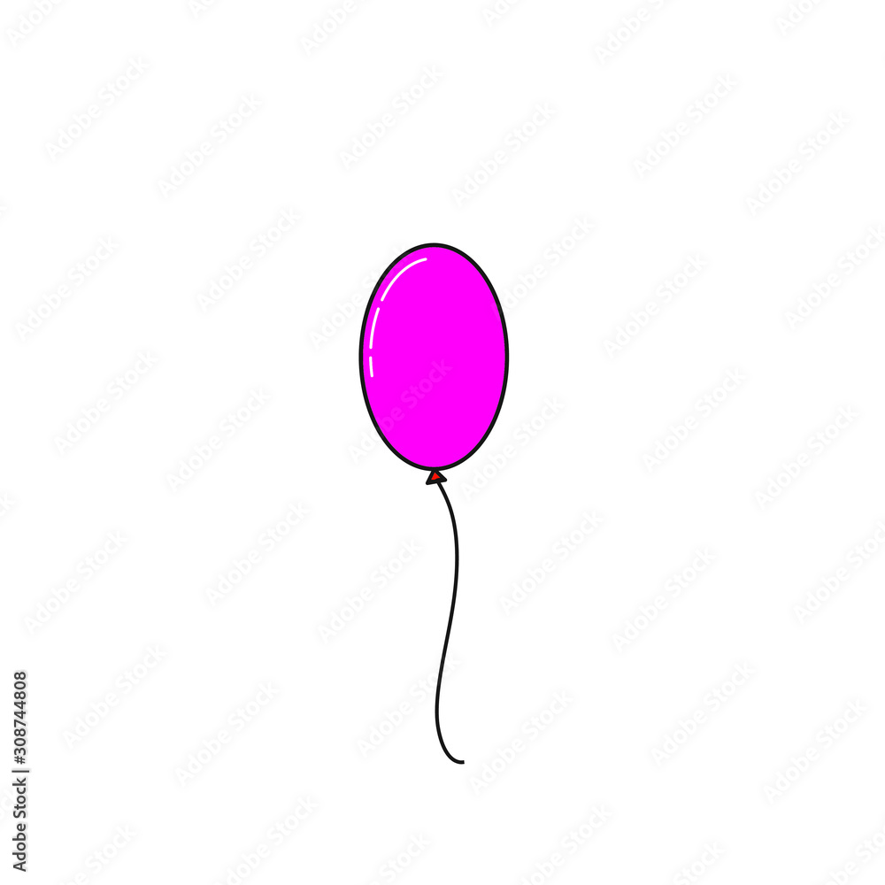 balloon isolated on white background balloon isolated on white background