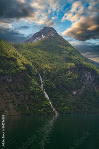 natural landscape at geirangerfjord