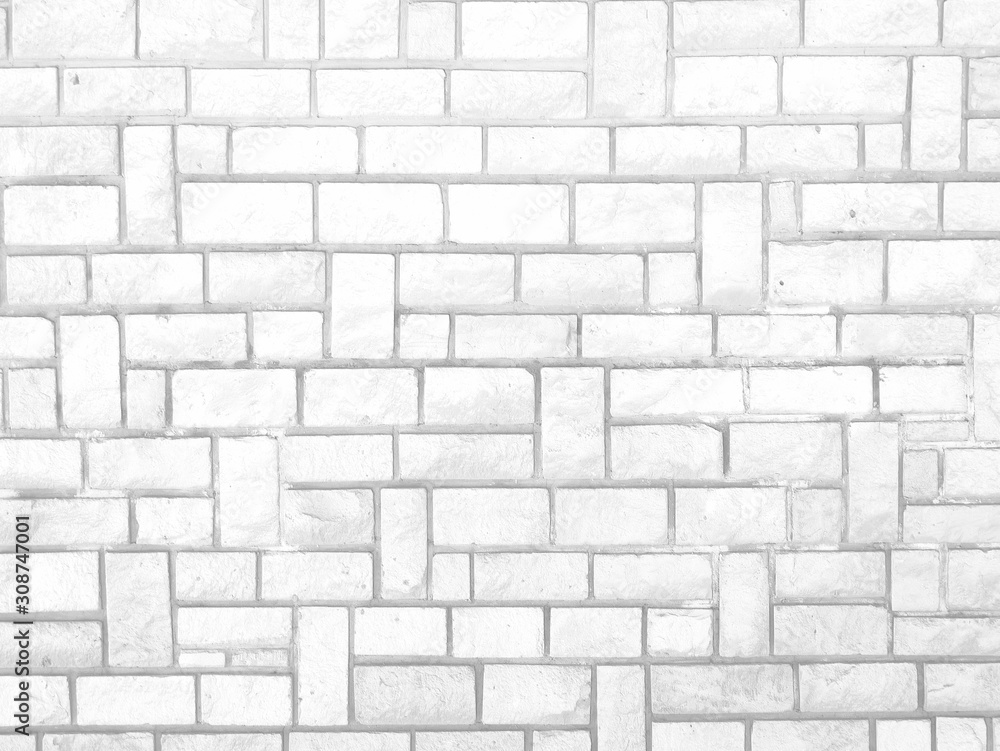White brick wall. Grunge background. White brick wall. Grunge background.