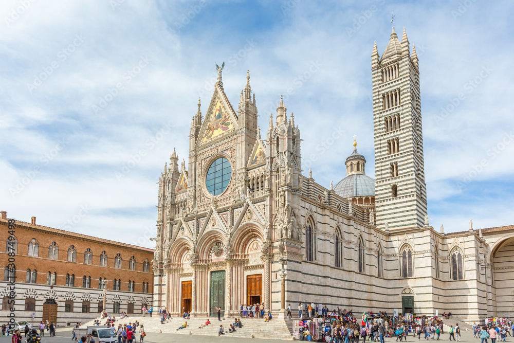Duomo di Siena Cathedral in Siena, Italy