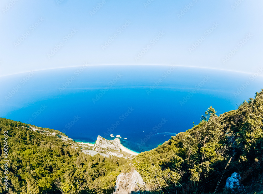The incredible scenery of the Italian coast from a height