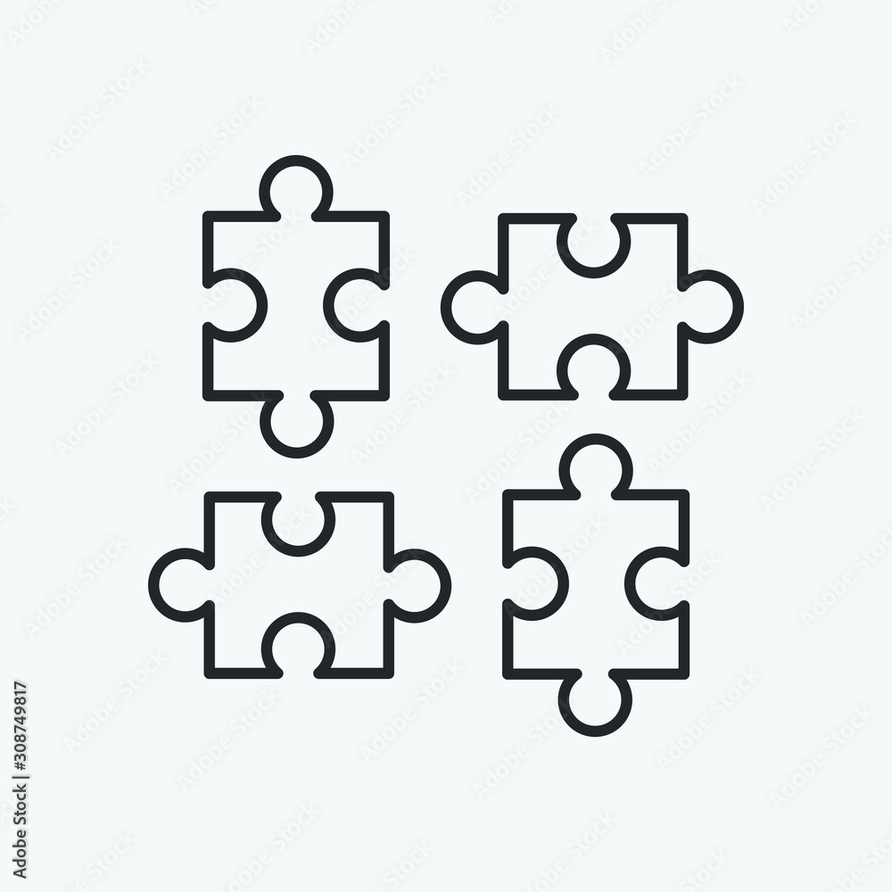puzzle with missing piece isolated icon puzzle with missing piece isolated icon