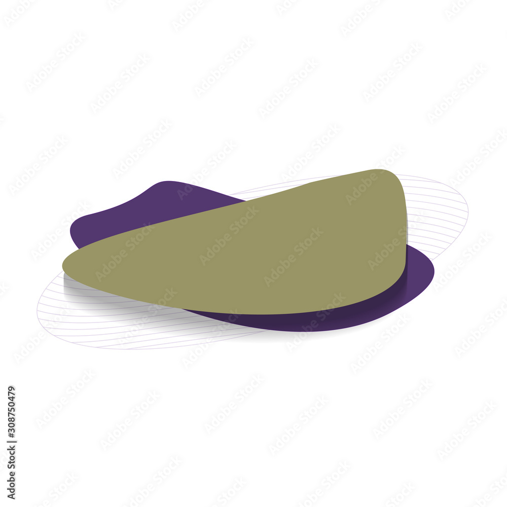 Fototapeta premium Dynamical colored forms and line.