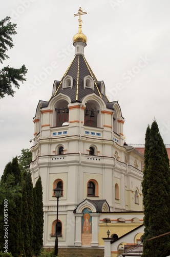 Building dyyatsezialnoy kuriii Pinsk diocese. Belarus photo