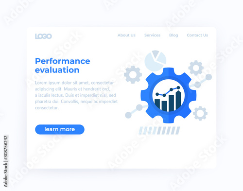 performance evaluation, productive capacity website template
