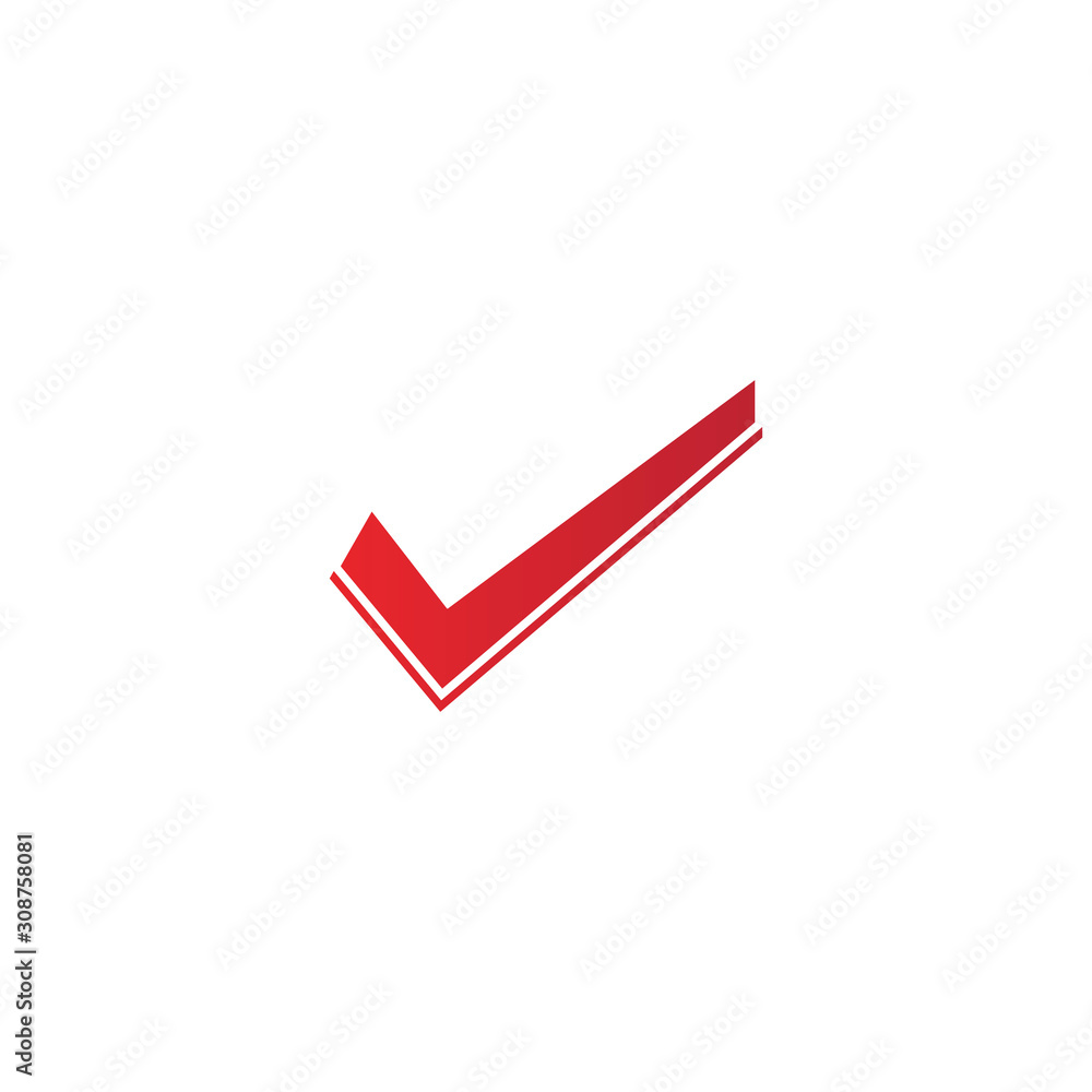 letter V check mark logo icon design template elements-vector letter V check mark logo icon design template elements-vector