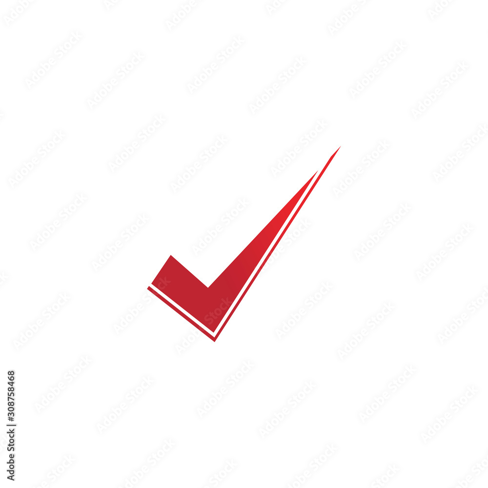 letter V check mark logo icon design template elements-vector letter V check mark logo icon design template elements-vector
