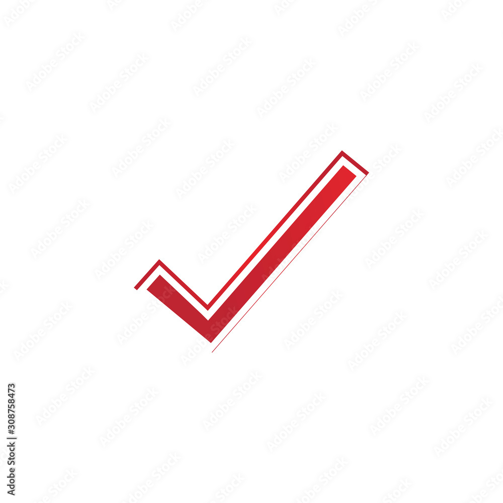 letter V check mark logo icon design template elements-vector letter V check mark logo icon design template elements-vector
