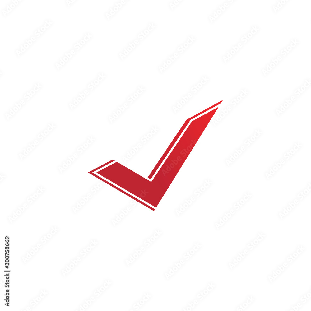 letter V check mark logo icon design template elements-vector letter V check mark logo icon design template elements-vector
