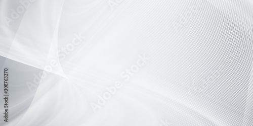 Fototapeta Naklejka Na Ścianę i Meble -  Gray halftone pattern with white line motion backdrop wallpaper. Clean Grey geometric background.