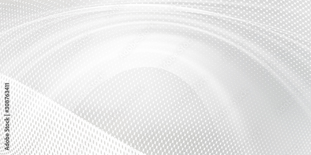 Gray halftone pattern with white line motion backdrop wallpaper. Clean Grey geometric background. Gray halftone pattern with white line motion backdrop wallpaper. Clean Grey geometric background.