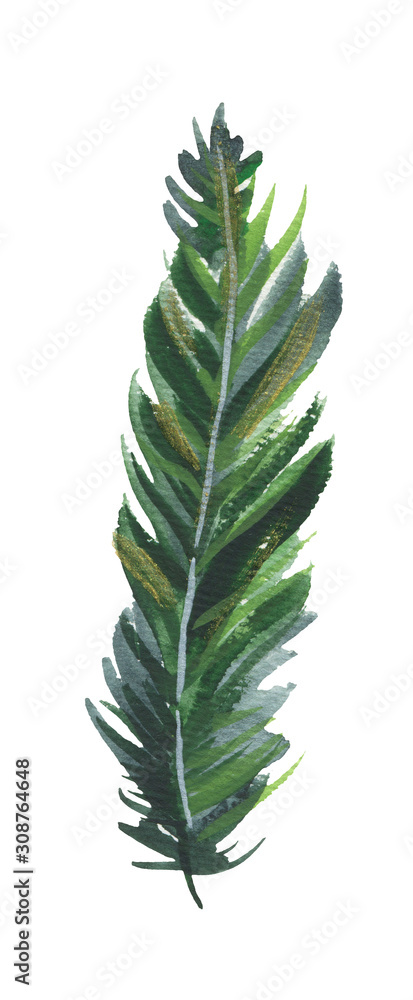 fir-needle natural elements branch painted texture wit fir-needle natural elements branch painted texture wit
