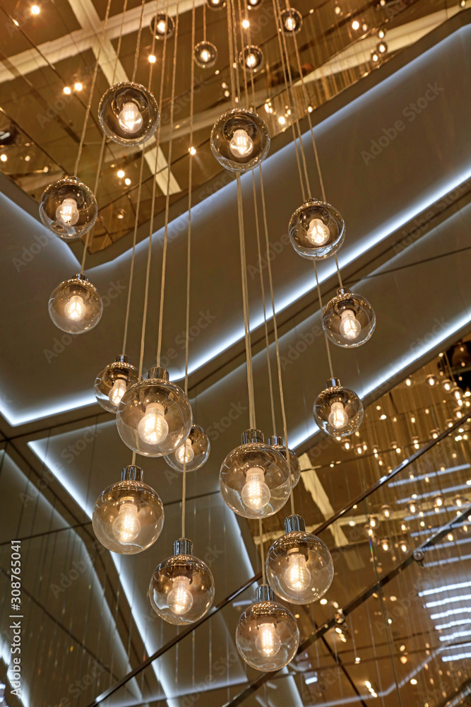 Obraz premium chandelier in the building