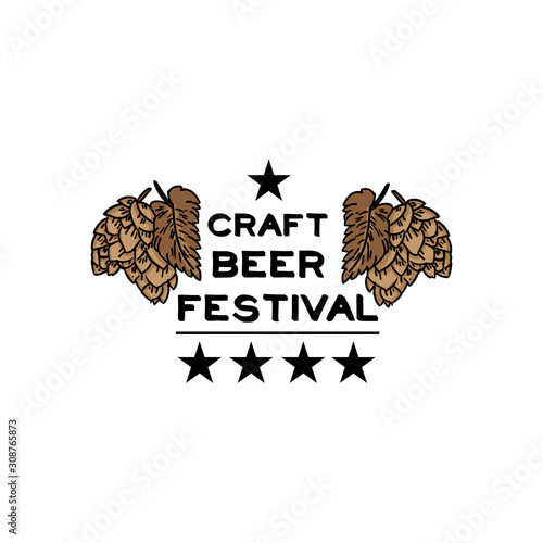 beer logo  vintage logo  craft beer festival beer
