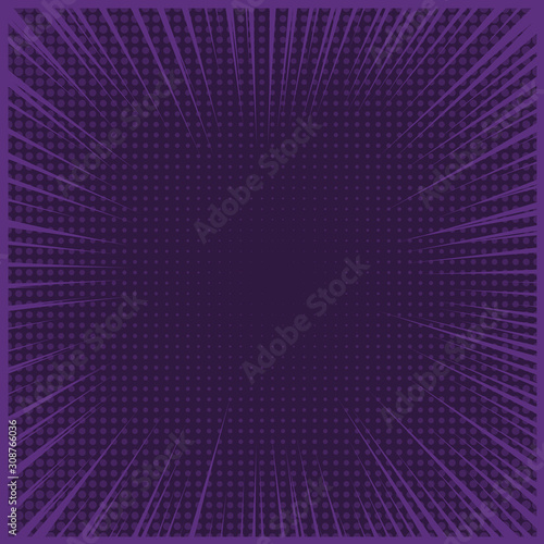 Abstract creative violet pop art vector background