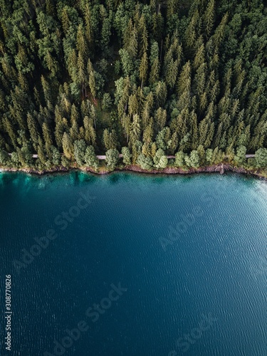 Aerial view over beautiful ...