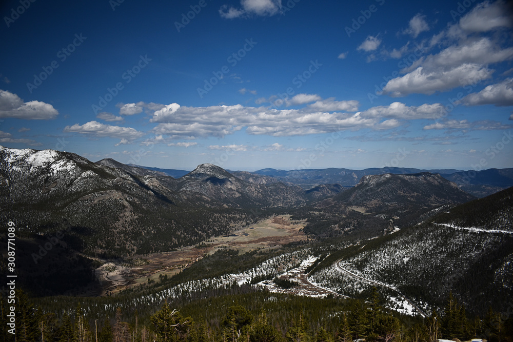 overlook at rocky mountain national park