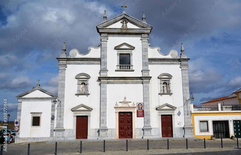 the cathedral in the Beja city Portugal